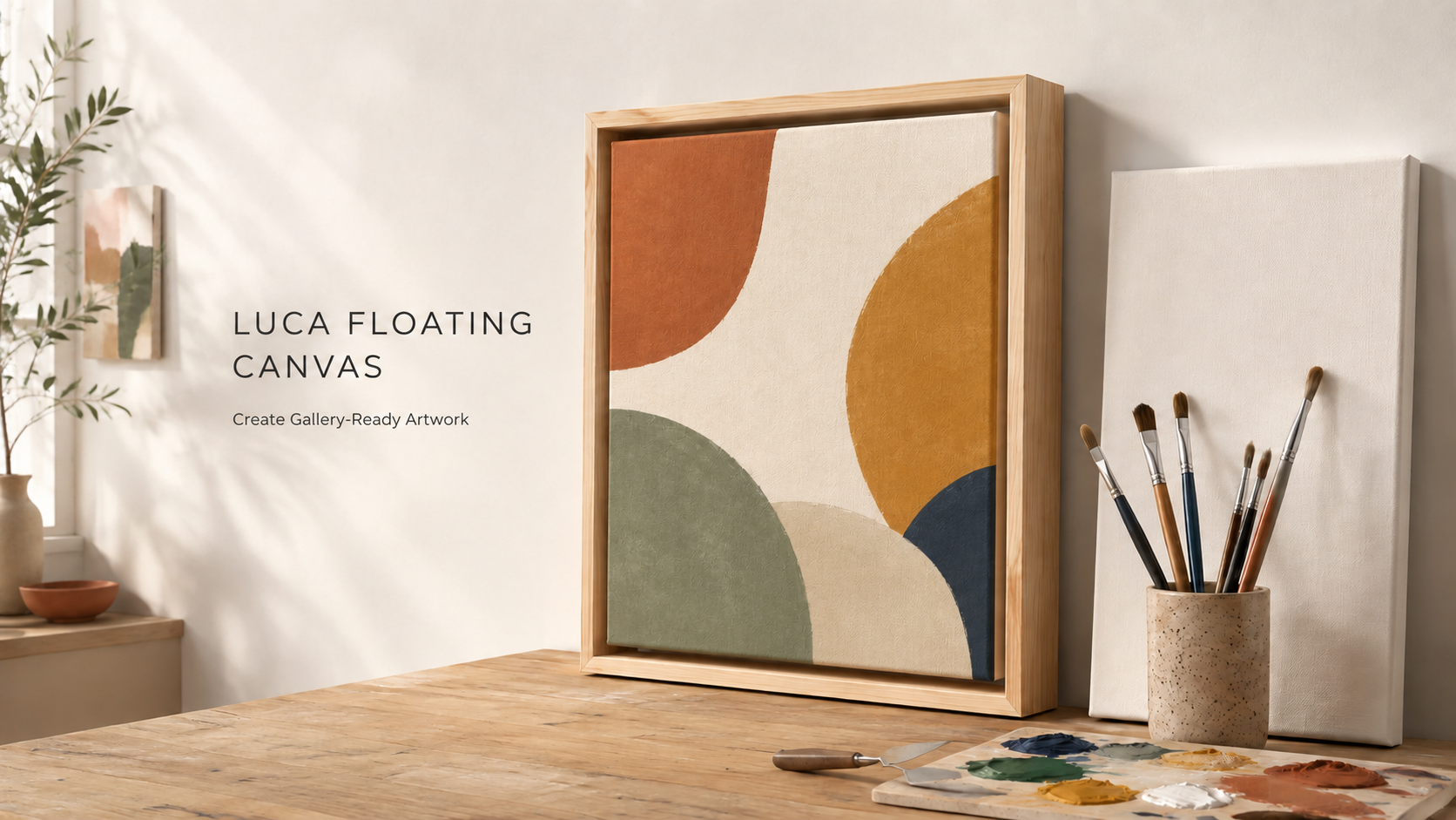 LUCA Floating Canvas: Paint, Frame and Display with Ease