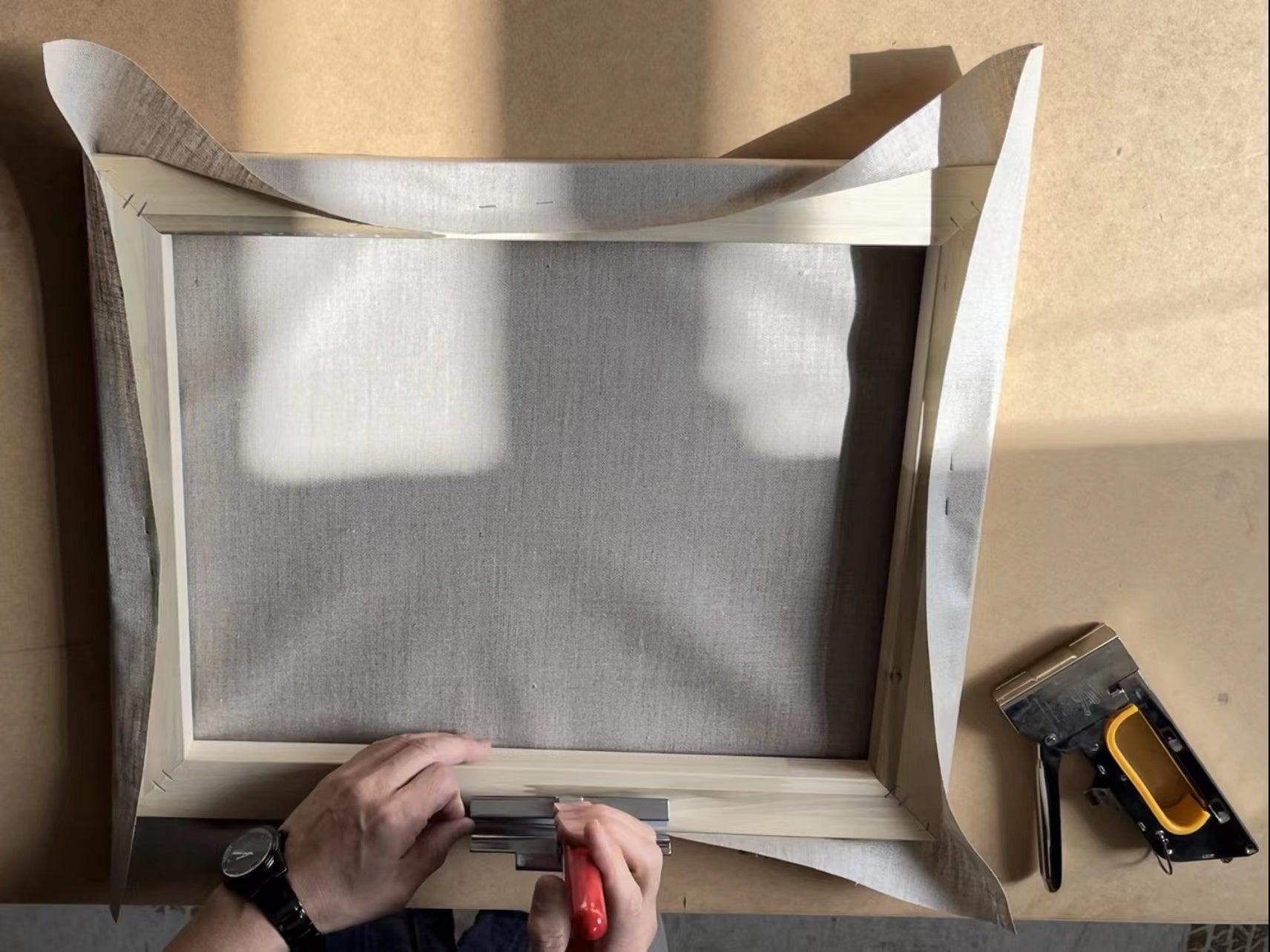 How to Stretch a Canvas on a Frame - Art Supplies Australia