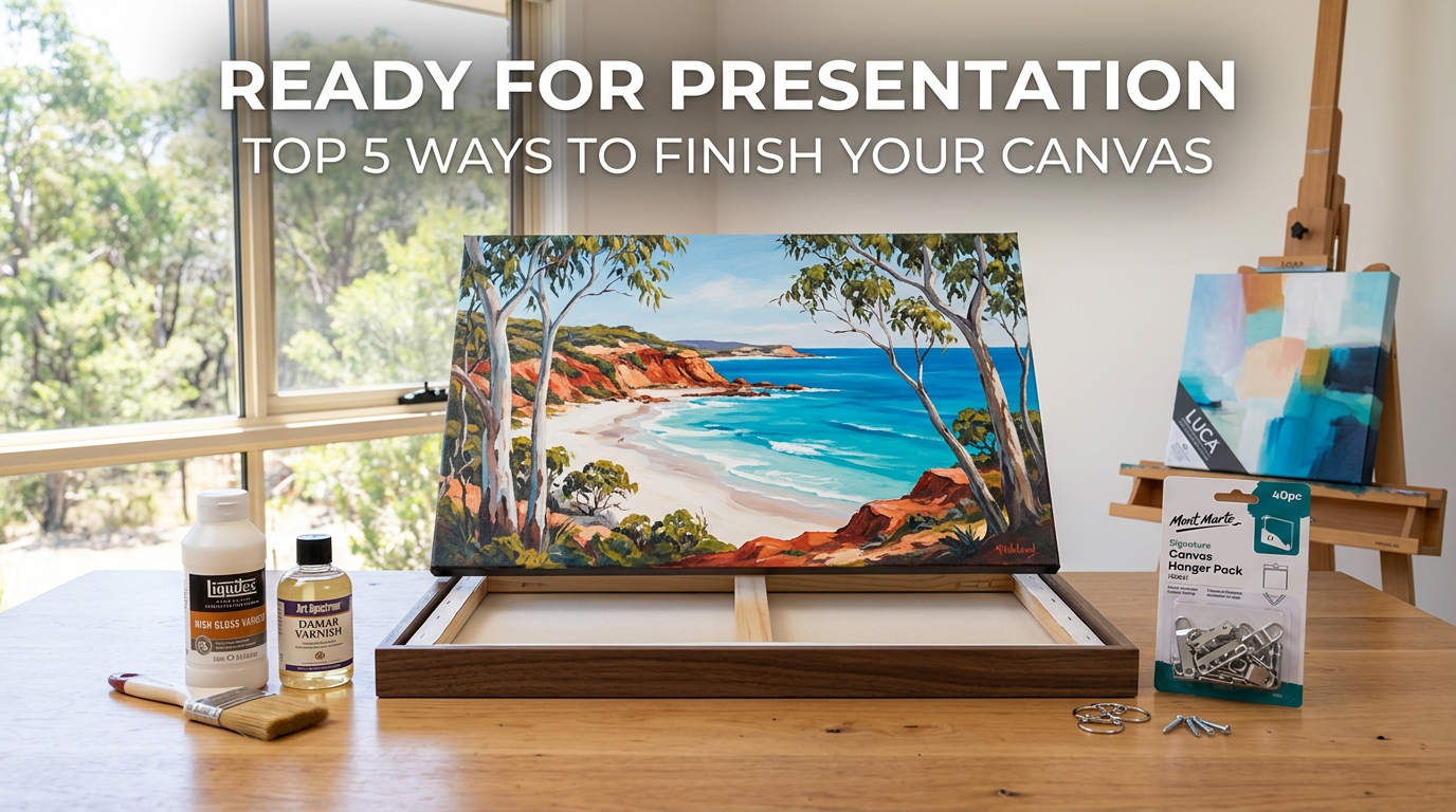 Top 5 Ways to Finish Your Canvas, Ready for Presentation