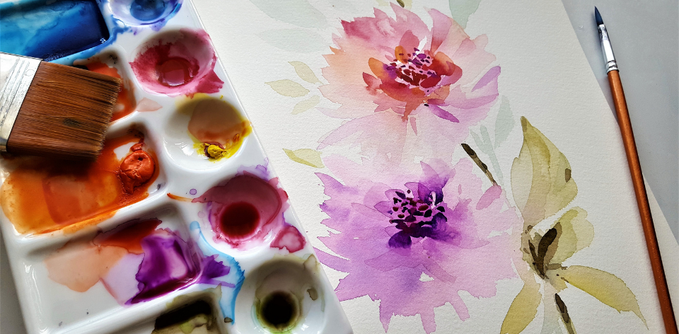 Watercolour Washes Made Easy: 3 Techniques for Beginners