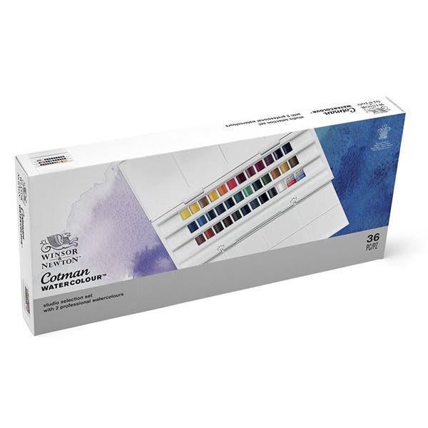 Winsor & Newton Cotman Watercolour Special Edition Half Pan Studio Set