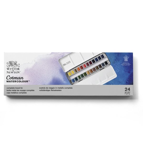 Winsor & Newton Cotman Watercolour Half Pan Sketchers' Metal Box