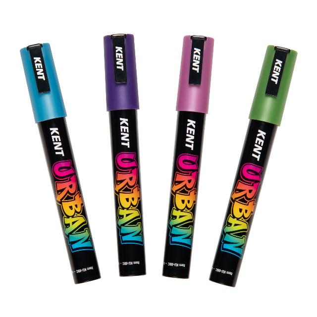 Kent Urban Acrylic Paint Marker - Metallic Sets