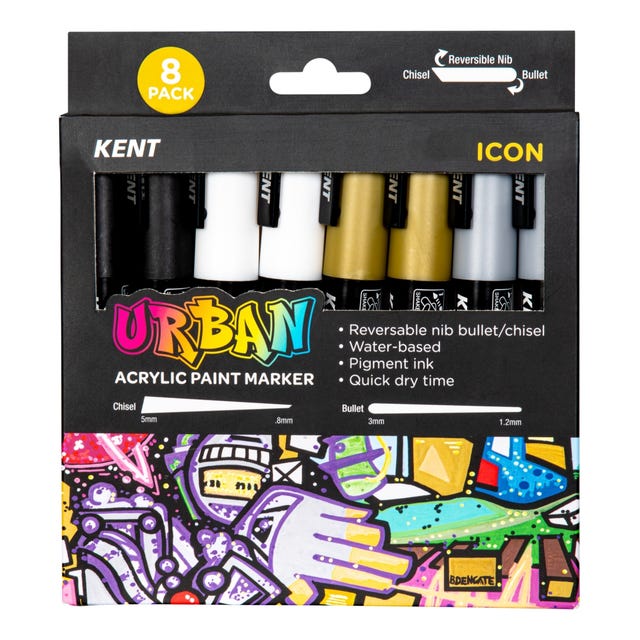 Kent Urban Acrylic Paint Marker - Icon Sets