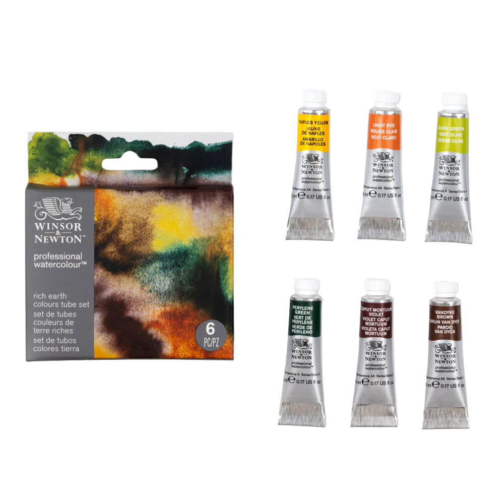 Winsor & Newton Professional Watercolour 6x5ml Sets