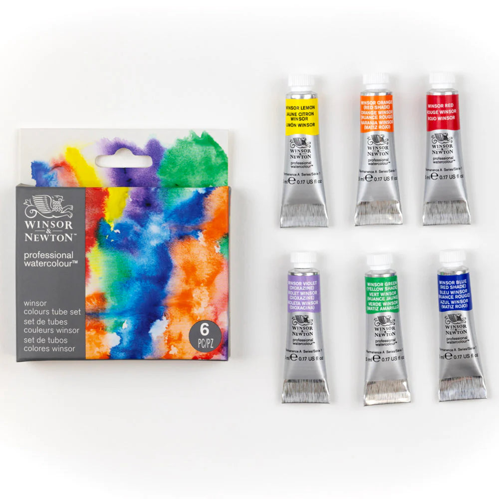 Winsor & Newton Professional Watercolour 6x5ml Sets