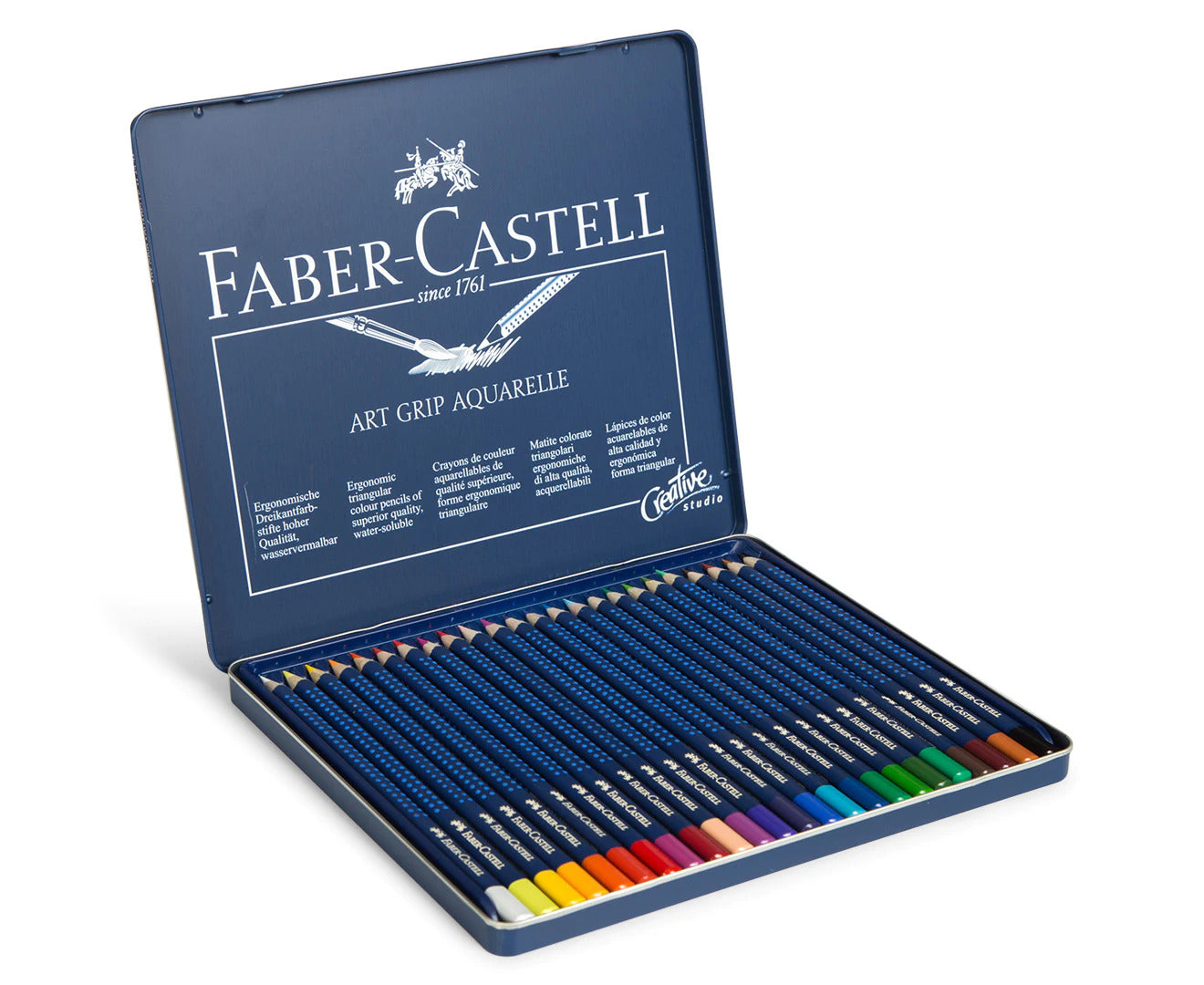 Faber-Castell - Lápices de color acuarelables Art Grip 