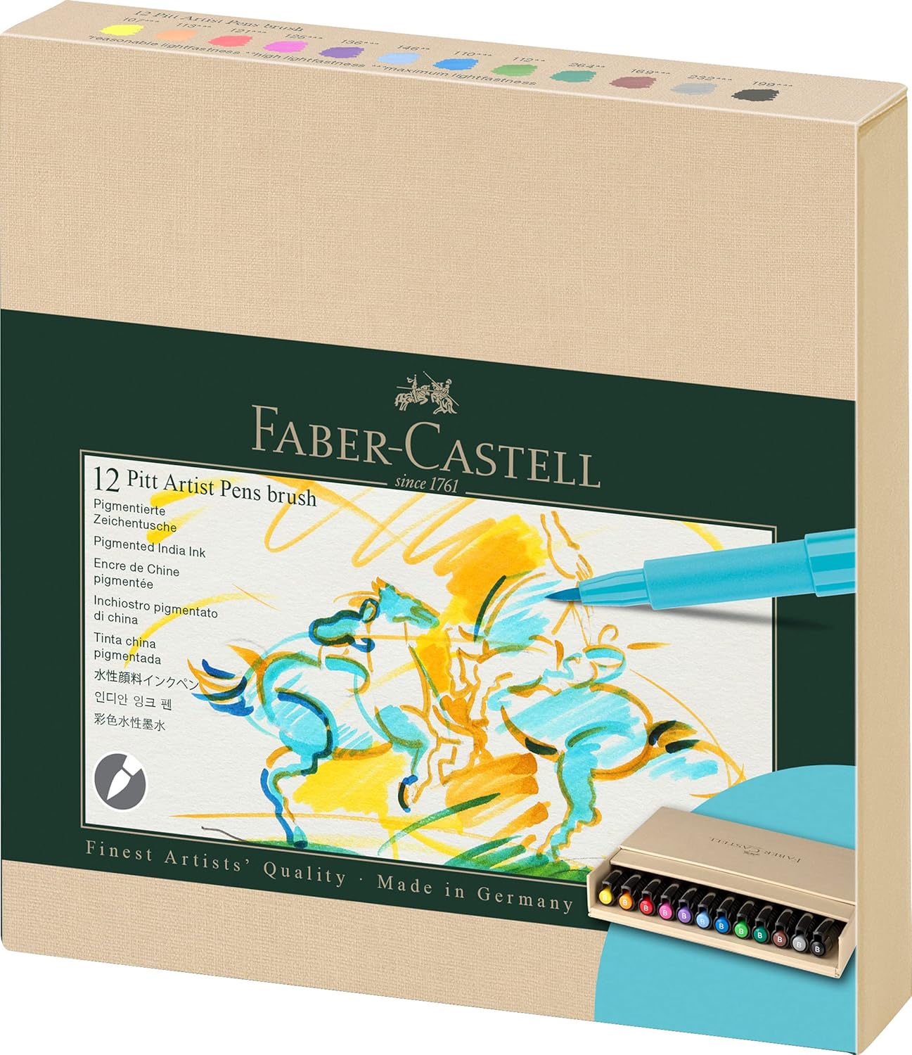 Faber-Castell Pitt Artist Brush Pen Indian Ink Sets