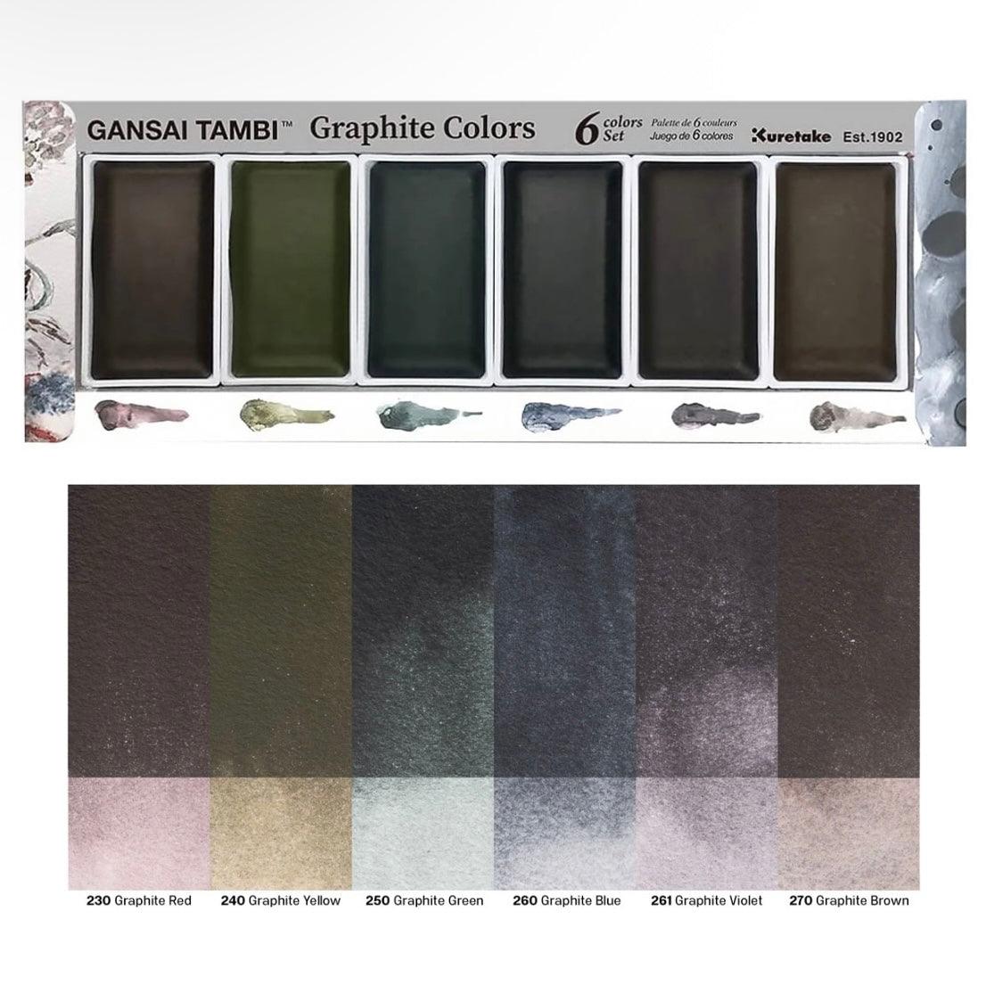 Kuretake Gansai Tambi Watercolour Sets