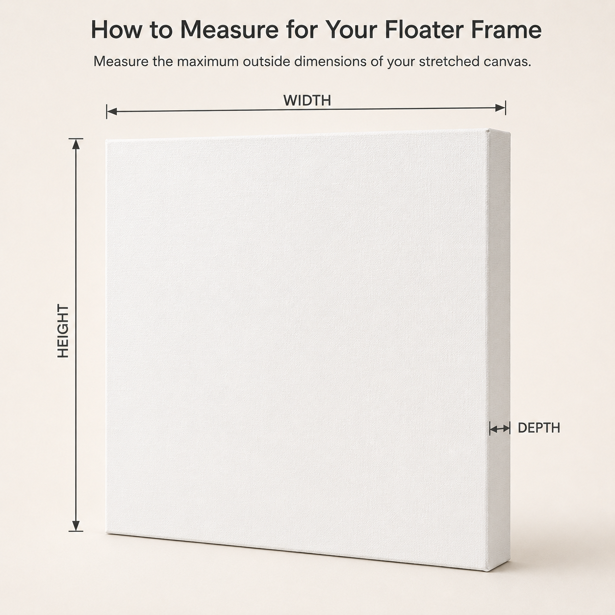 Custom Floater Frame