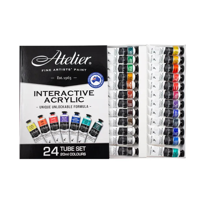 Atelier Interactive Fine Artists' Heavy Body Acrylic Tube Set of 20ml
