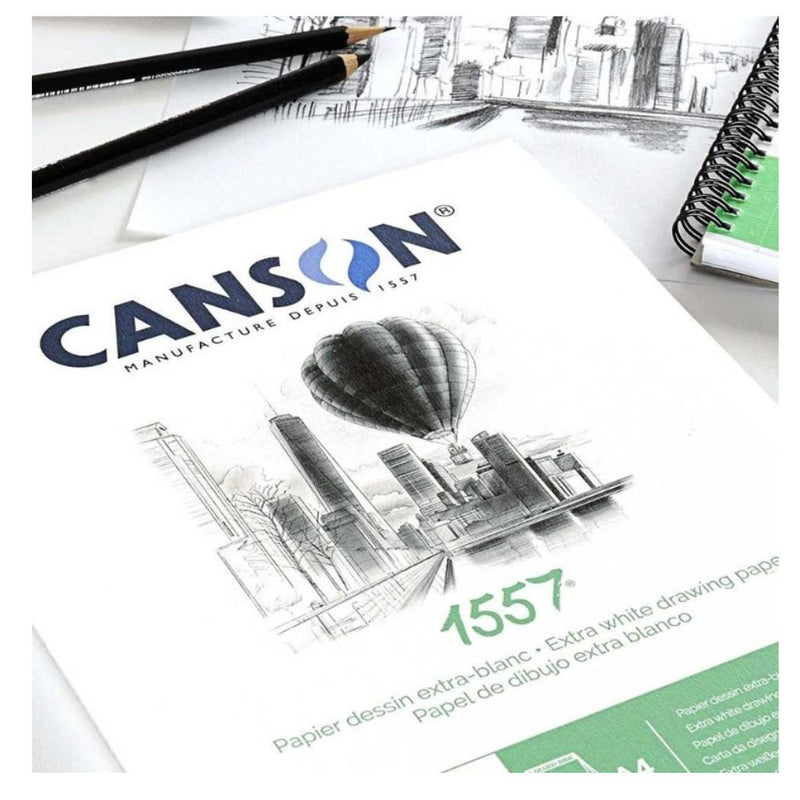 Canson JA Dessin 1557 Drawing Paper Pads 120gsm 50 sheets - Art Supplies Australia