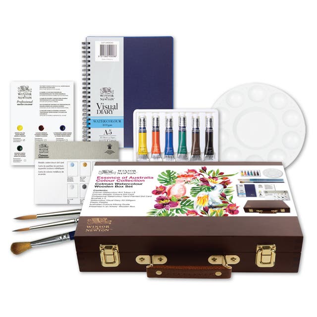 Winsor & Newton Cotman Watercolour Essence of Australia Wooden Box Set