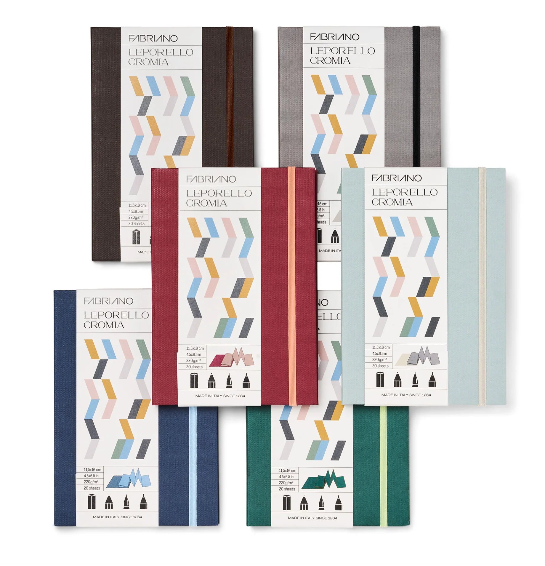 Fabriano Leporello Cromia Journal 220gsm