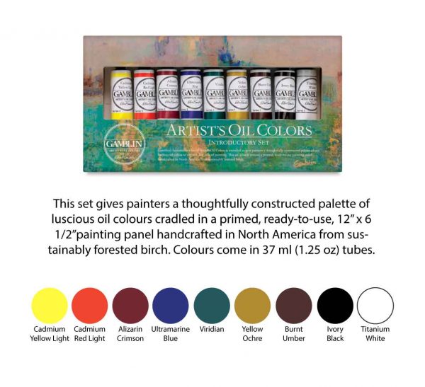 Gamblin Artist's Oil Colour Introductory Set