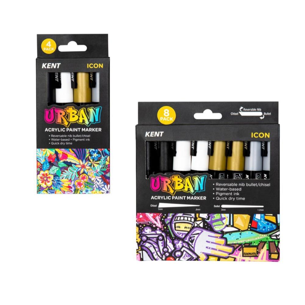 Kent Urban Acrylic Paint Marker - Icon Sets