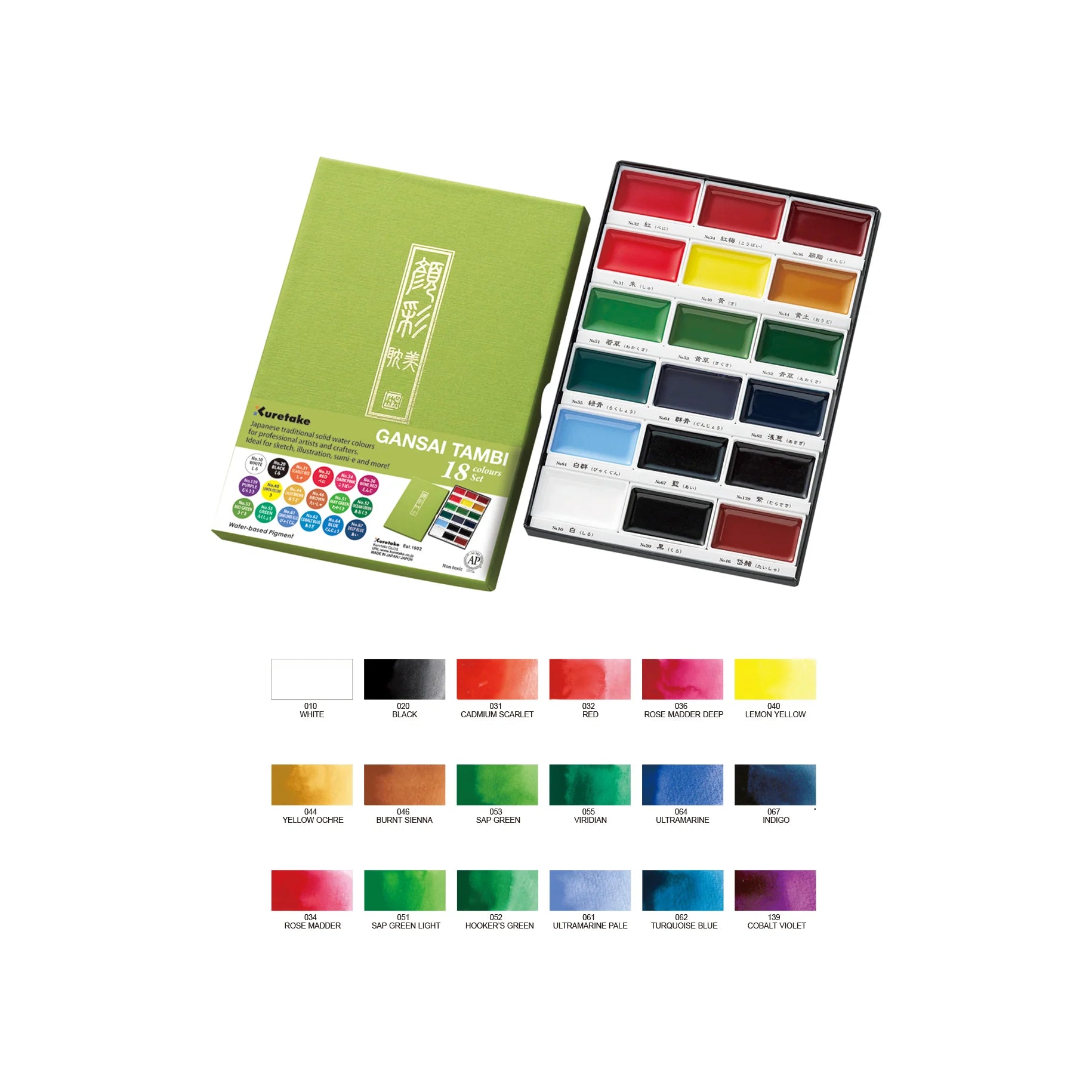 Kuretake Gansai Tambi Watercolour Sets