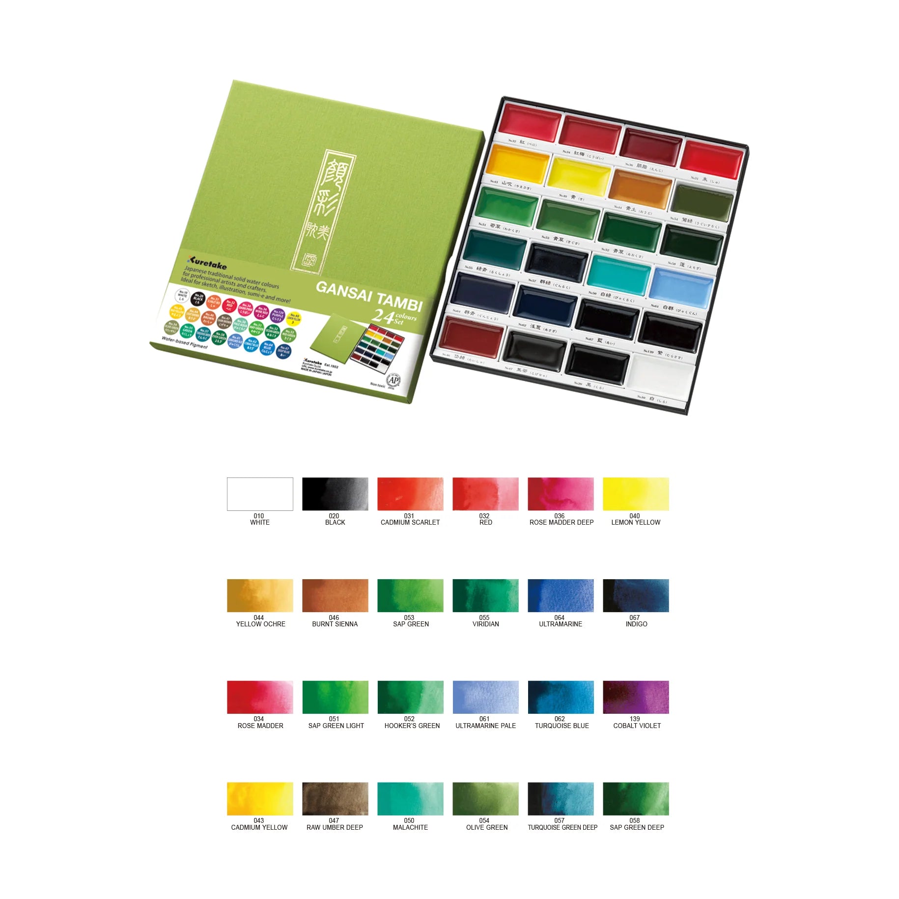 Kuretake Gansai Tambi Watercolour Sets