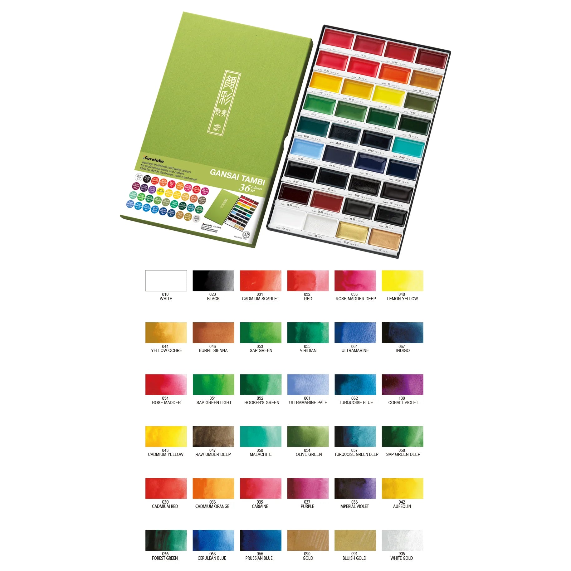 Kuretake Gansai Tambi Watercolour Sets