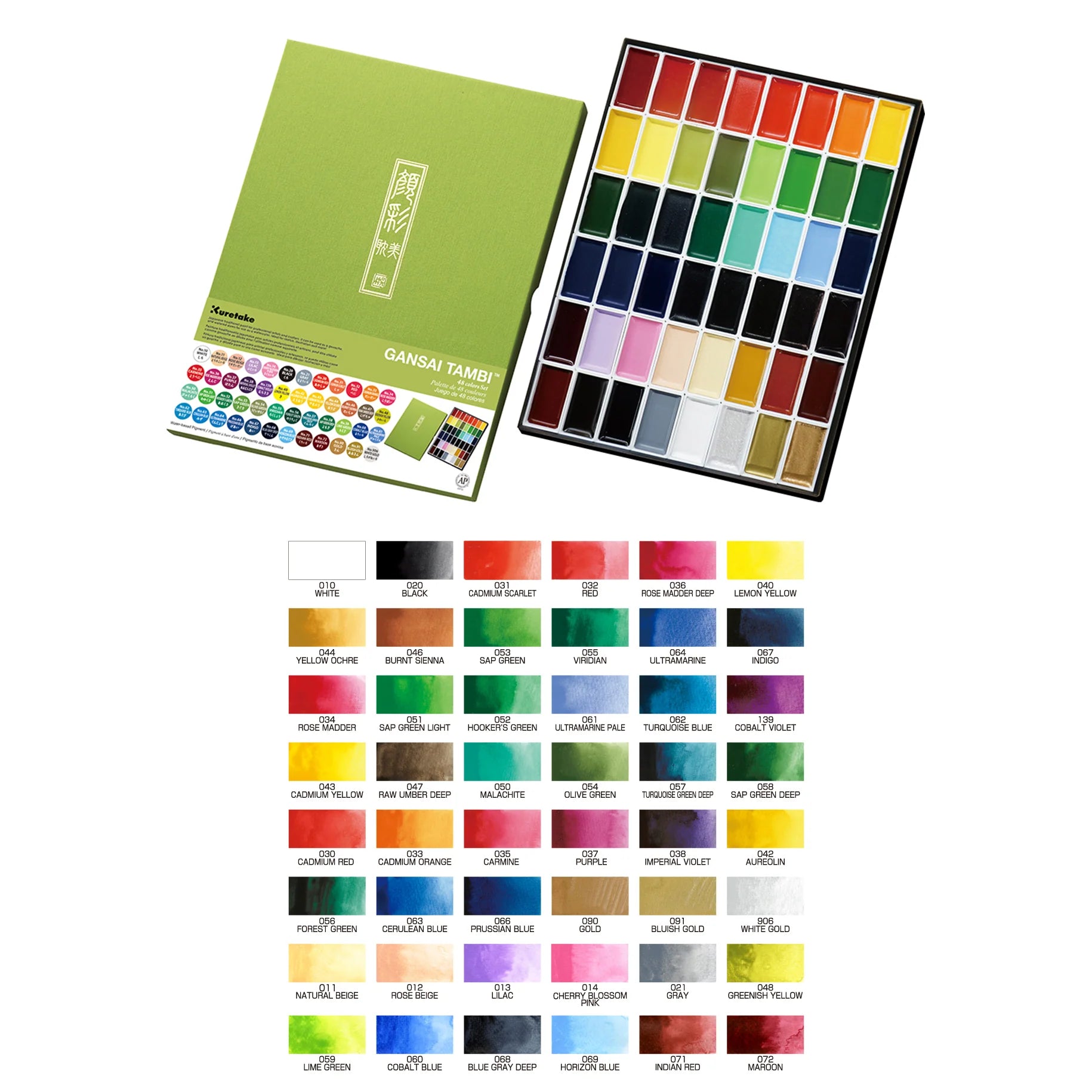Kuretake Gansai Tambi Watercolour Sets