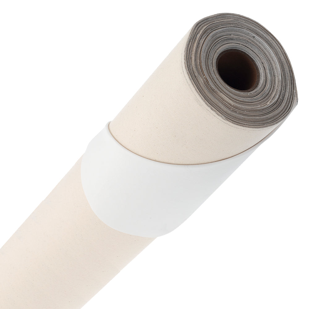 Sunbelt Primed Black Cotton Canvas Roll - 6 Yards X 63 Inches For Oil & Acrylic Painting