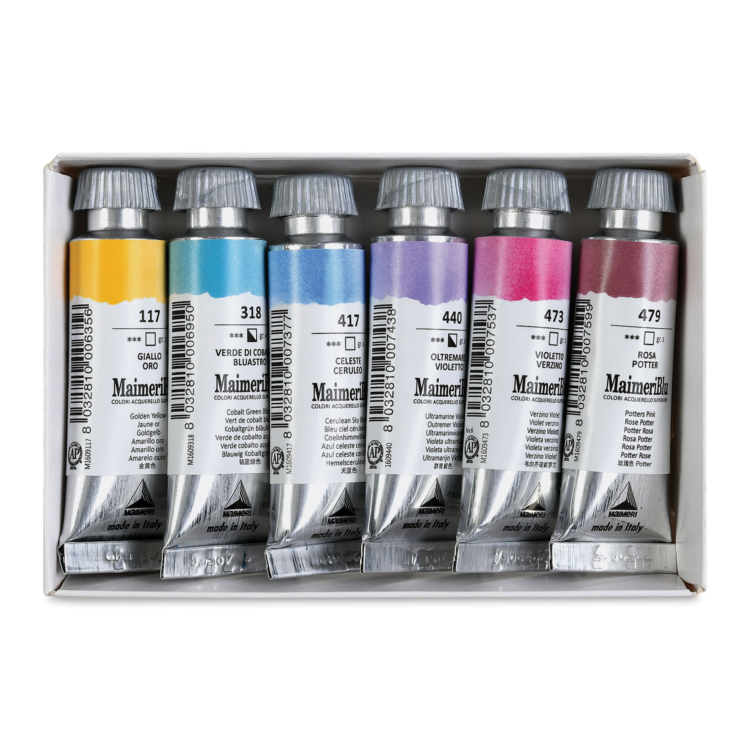 Maimeri Blu Artist Watercolour - 6 x 12ml Set Provence