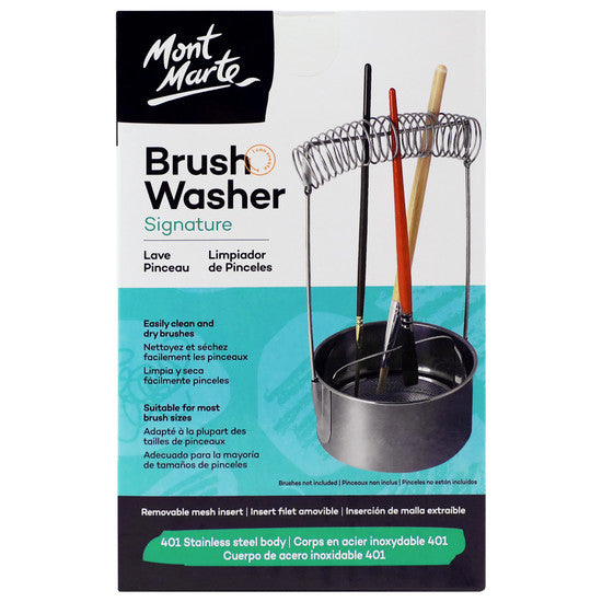 Mont Marte Brush Washer Stainless Steel