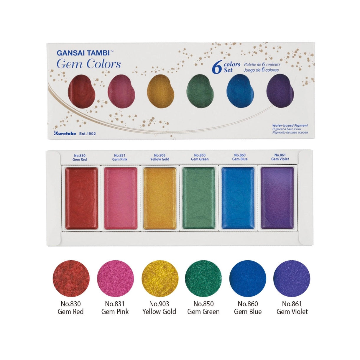 Kuretake Gansai Tambi Watercolour Sets
