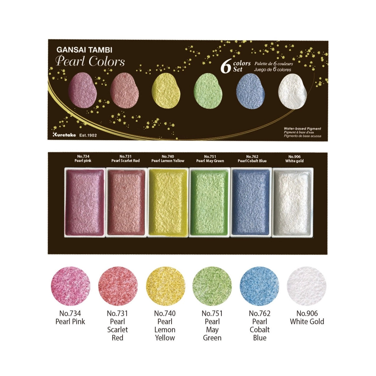Kuretake Gansai Tambi Watercolour Sets