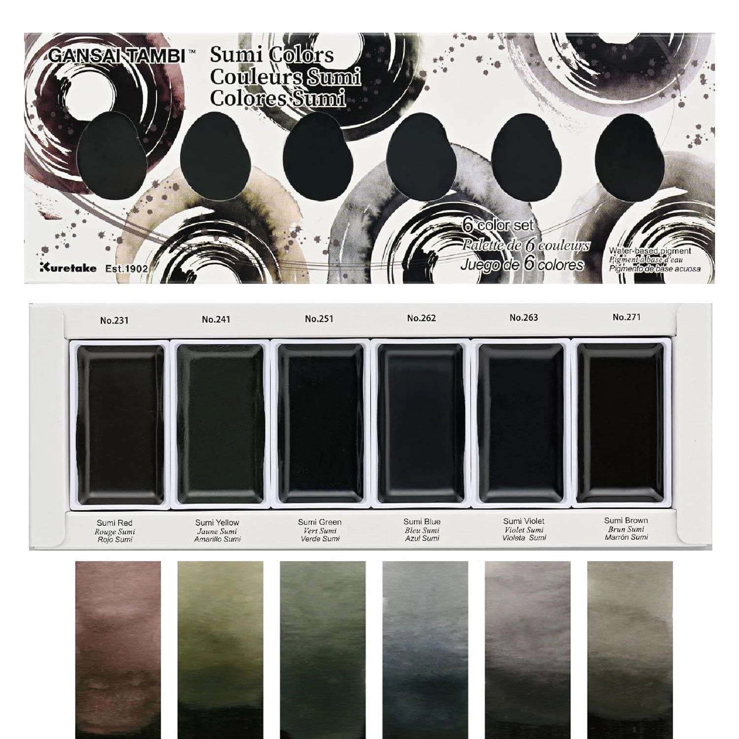 Kuretake Gansai Tambi Watercolour Sets