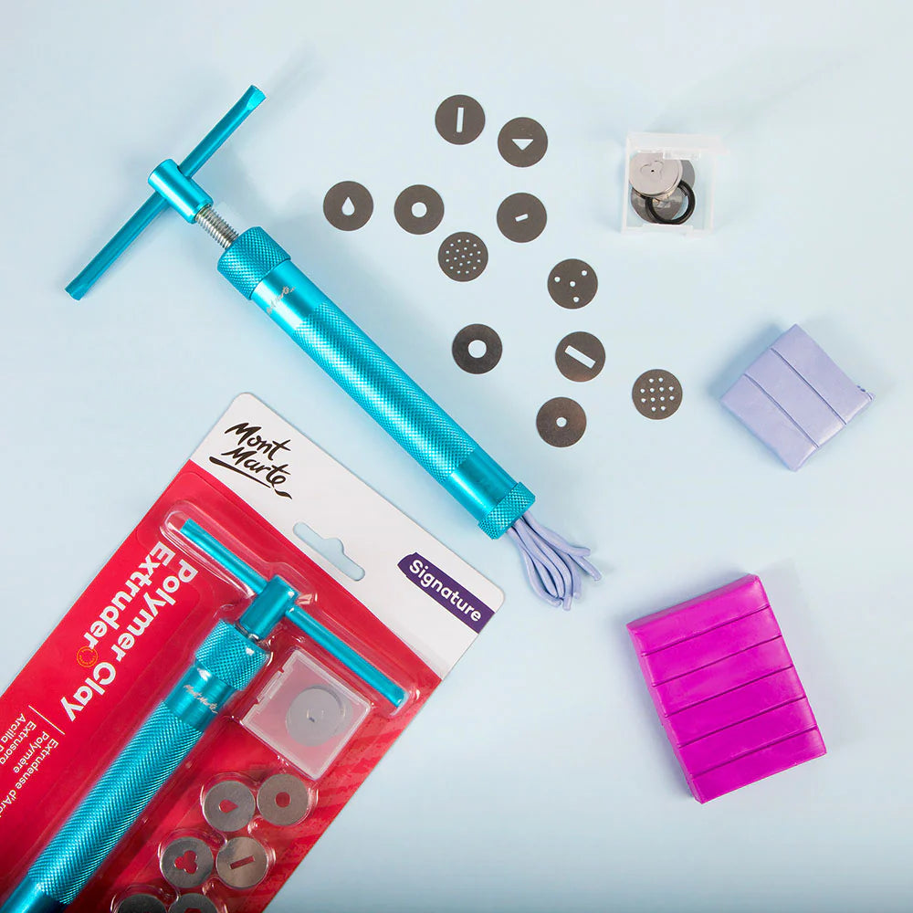 Mont Marte Anodised Aluminium Clay Extruder 22pc