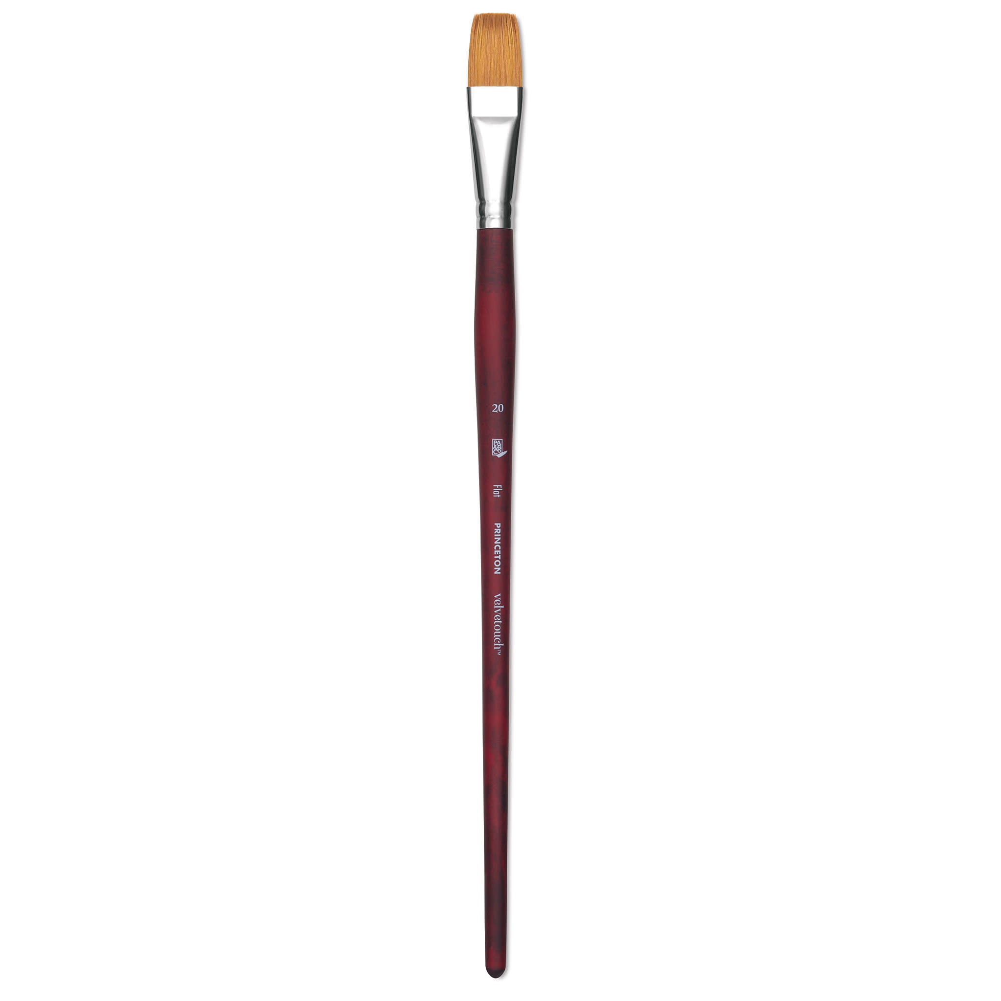 Princeton Velvetouch Series 3900 Premium Synthetic Blend Brush (Long Handle)