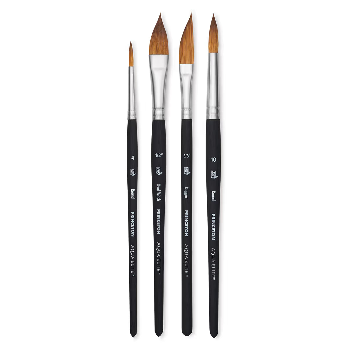 Princeton Aqua Elite Series 4850 Professional Global Set 4pc