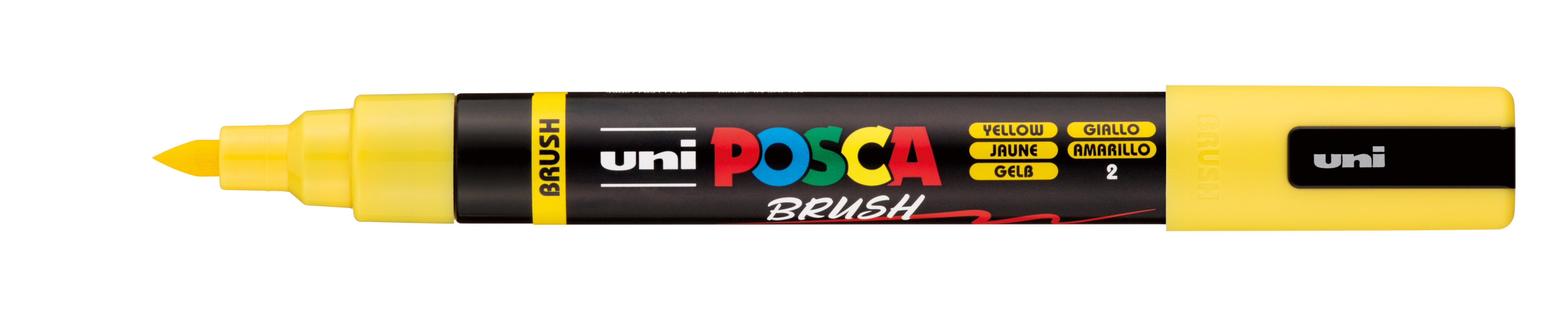 Uni POSCA Paint Marker Medium (1.0-4.0mm) Brush Tip