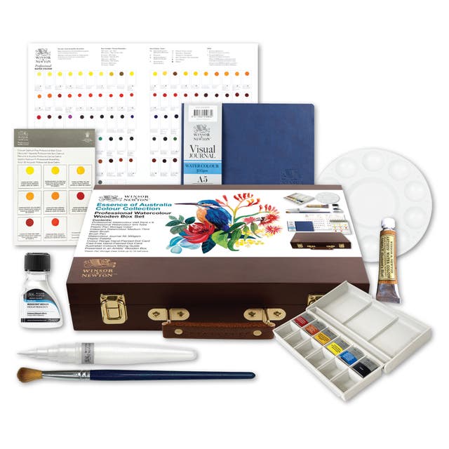 Winsor & Newton Professional Watercolour Essence of Australia Wooden Box Set