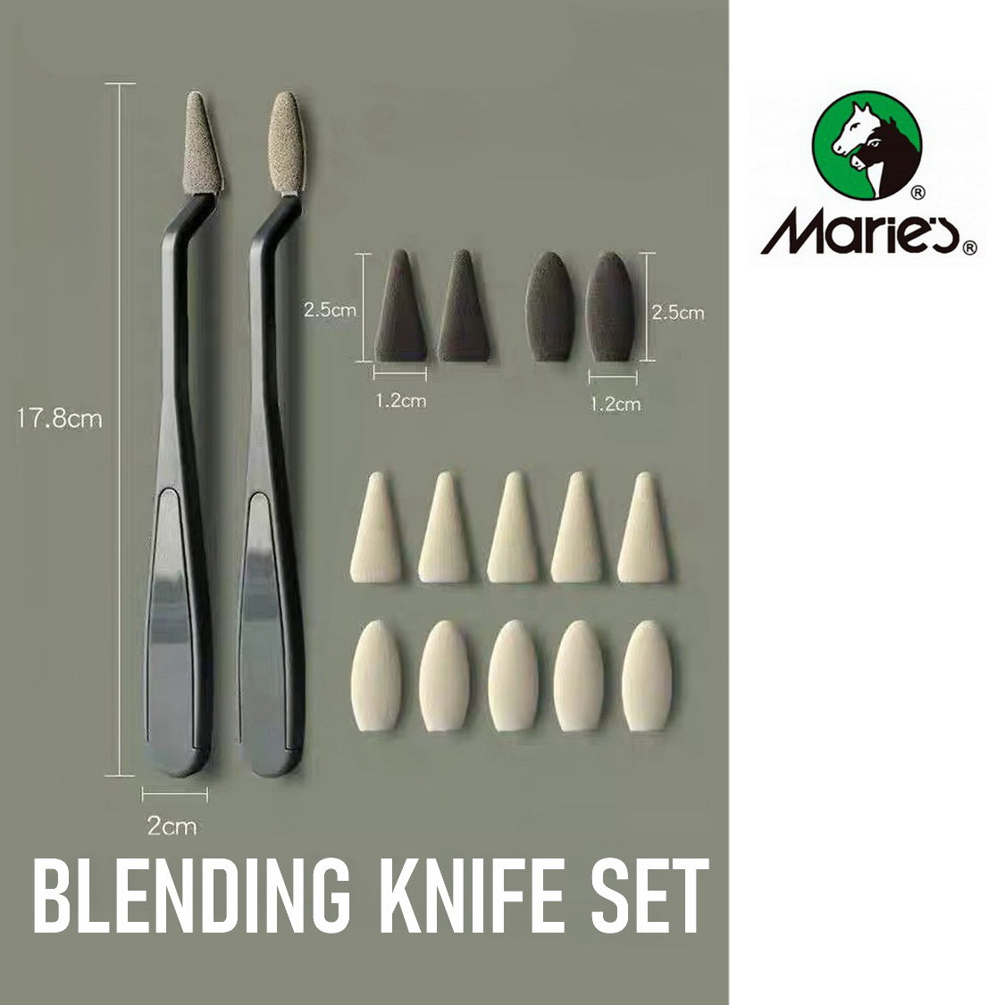 Marie's Sketch Tool Set for Pastel and Graphite (Blending Knife)
