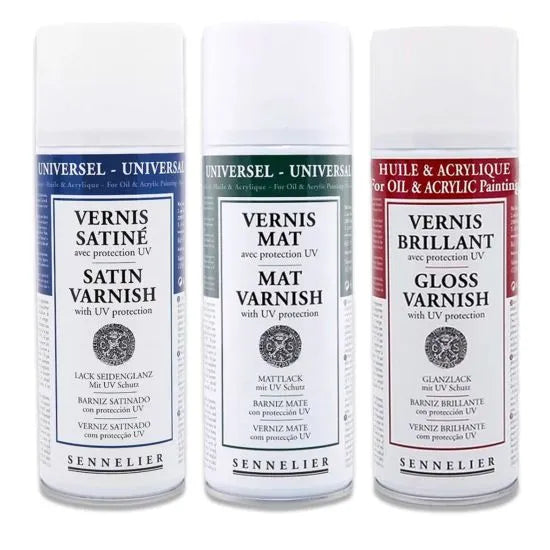Sennelier Universal Spray Varnish with UV Protection 400ml