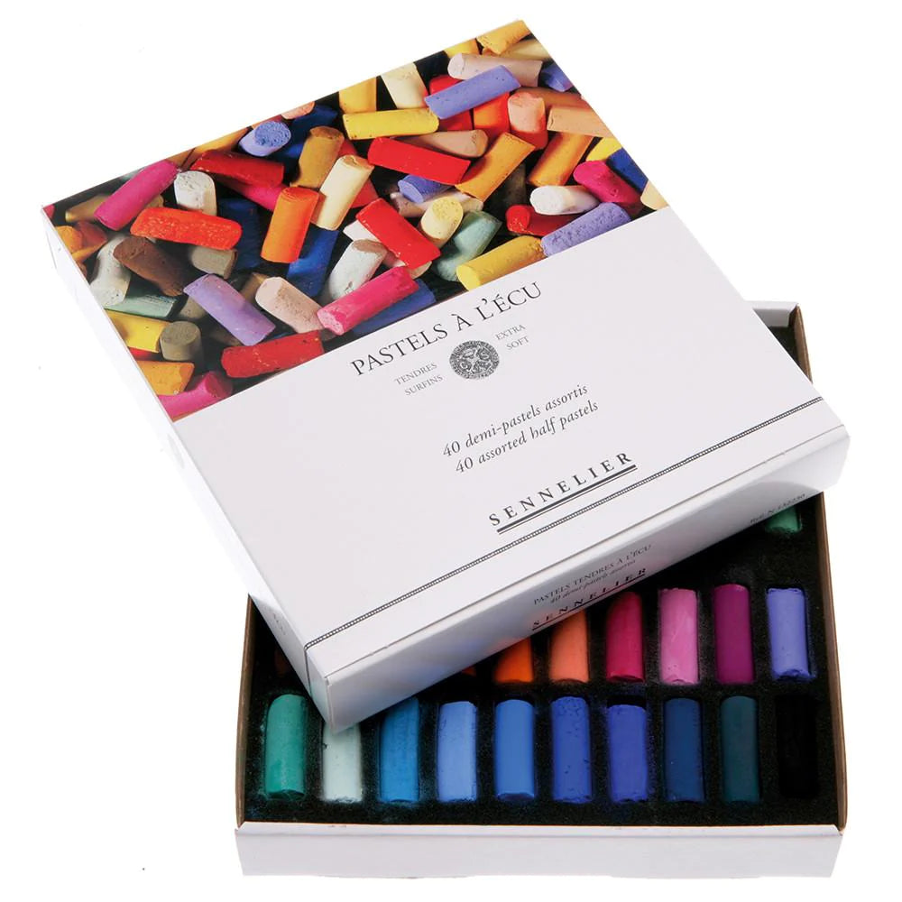 Sennelier Extra Soft Half Size Pastel Set - Assorted Set of 40