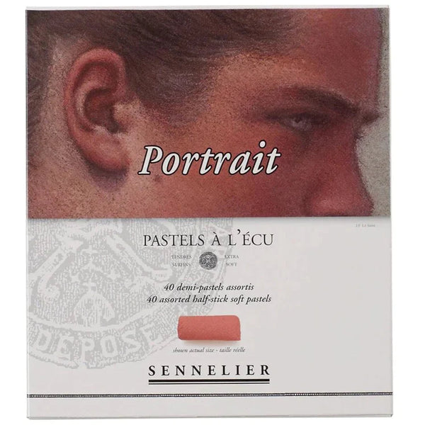 Sennelier Extra Soft Half Size Pastel Set - Portrait Set of 40