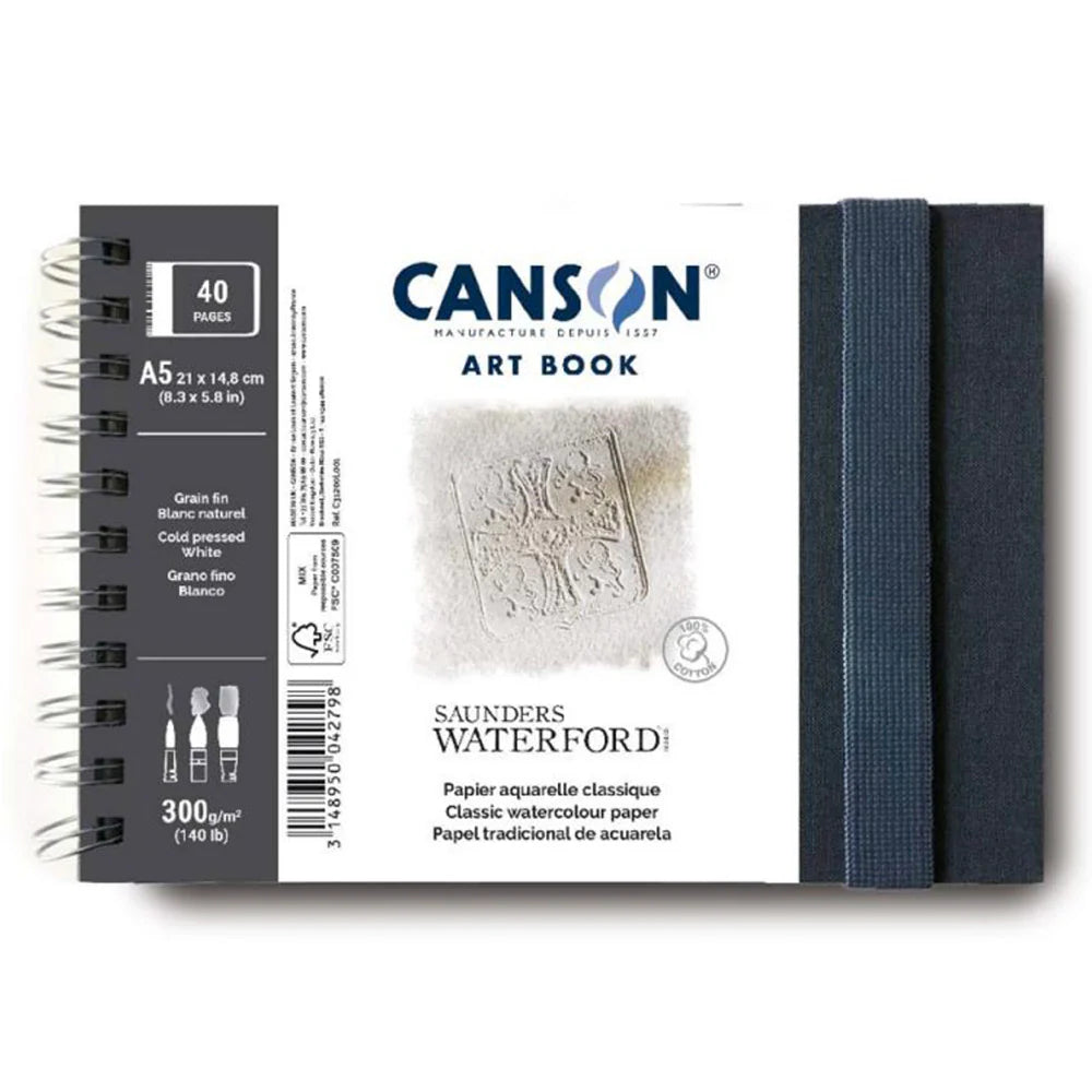Canson Art Book 300gsm Saunders Waterford Hard Cover