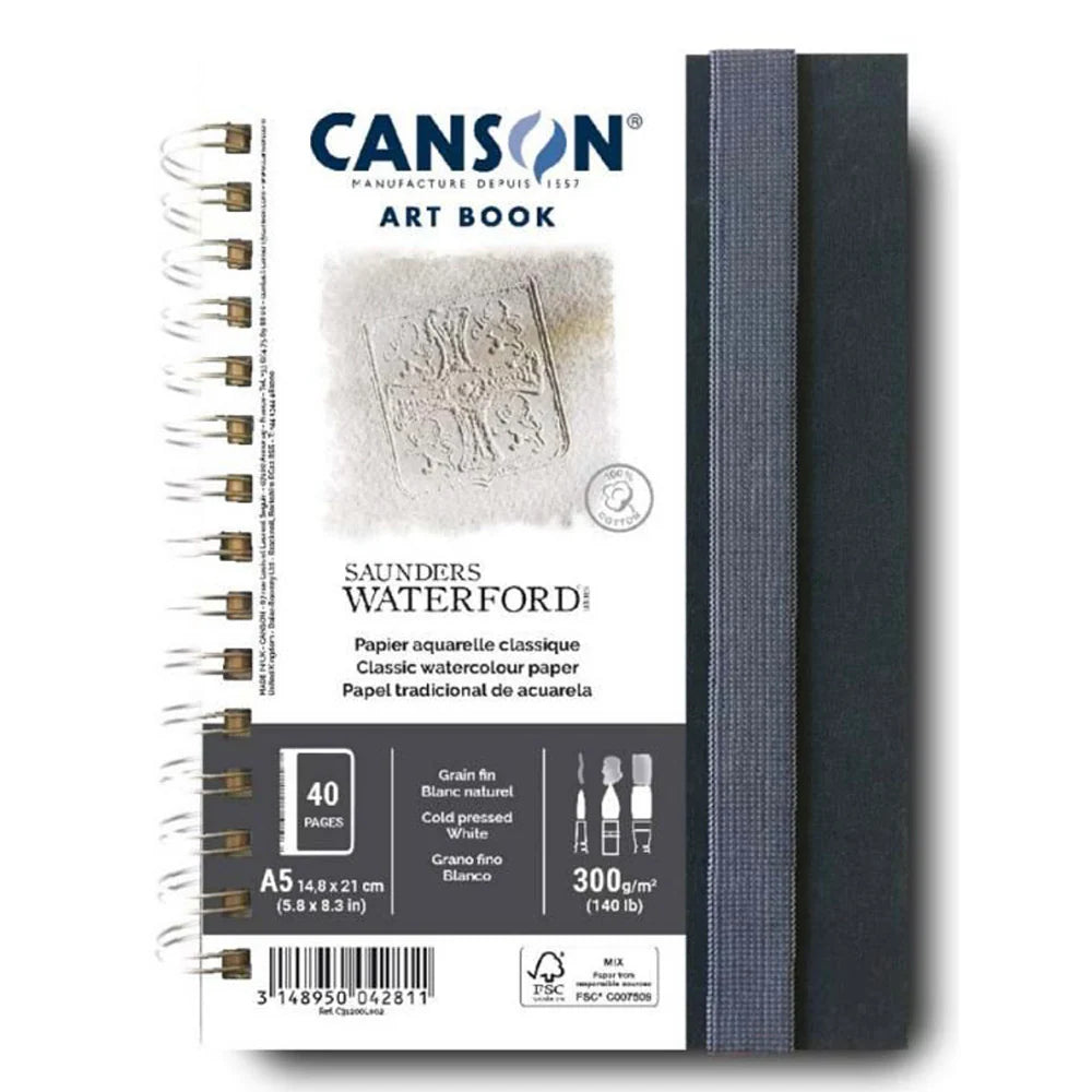 Canson Art Book 300gsm Saunders Waterford Hard Cover