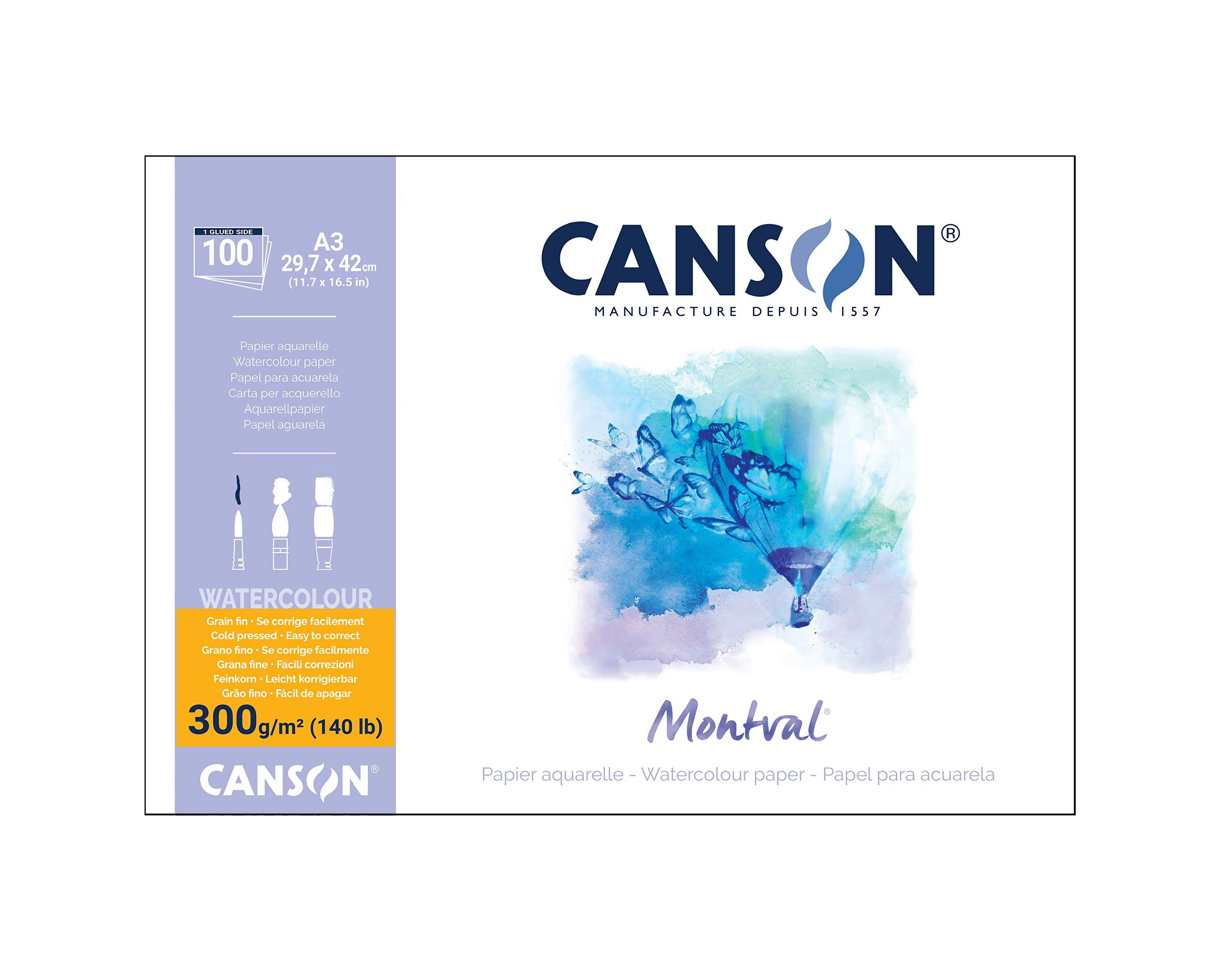 Canson Montval Watercolour Paper Pads 300gsm