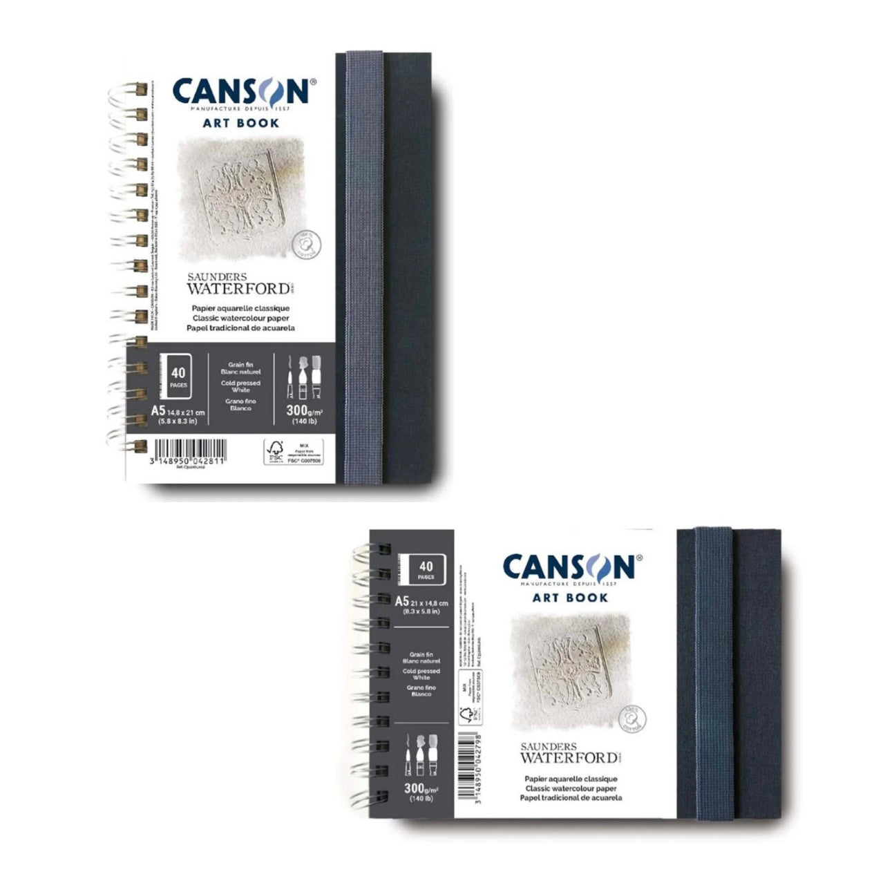 Canson Art Book 300gsm Saunders Waterford Hard Cover