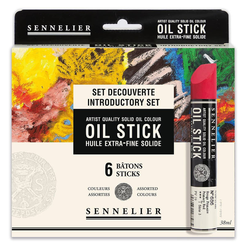 Sennelier Artists' Oil Paint Sticks Set of 6 x 38ml