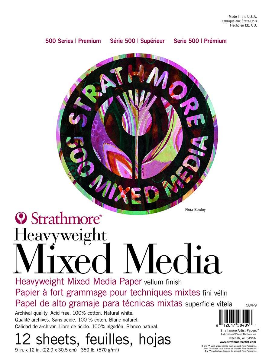 Strathmore 500 Series Mixed Media Extra Heavyweight Pads - Art Supplies Australia