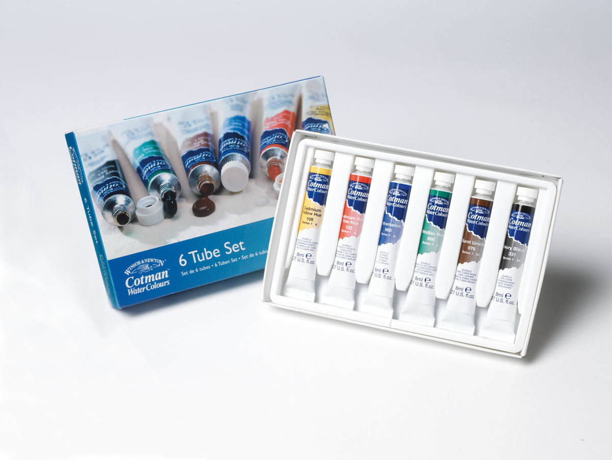 Winsor & Newton Cotman Watercolour 8ml Tube Set