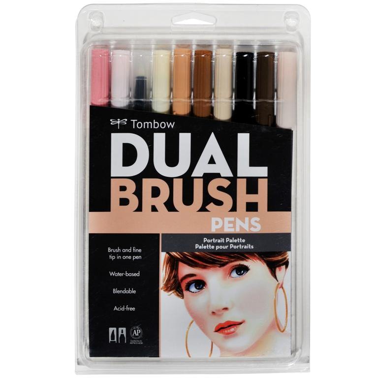 Tombow Artists' Dual Brush Pen (Markers) Sets - Art Supplies Australia