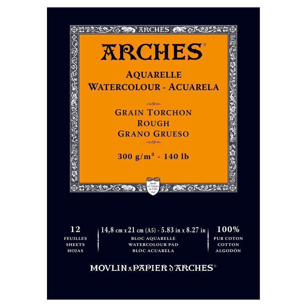 Arches 100% Cotton Watercolour Pads 300gsm 12 Sheets - Art Supplies Australia
