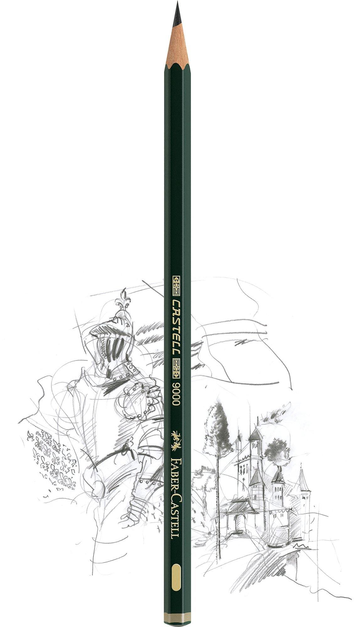 Faber-Castell Graphite Pencil Castell 9000 - Single - Art Supplies Australia