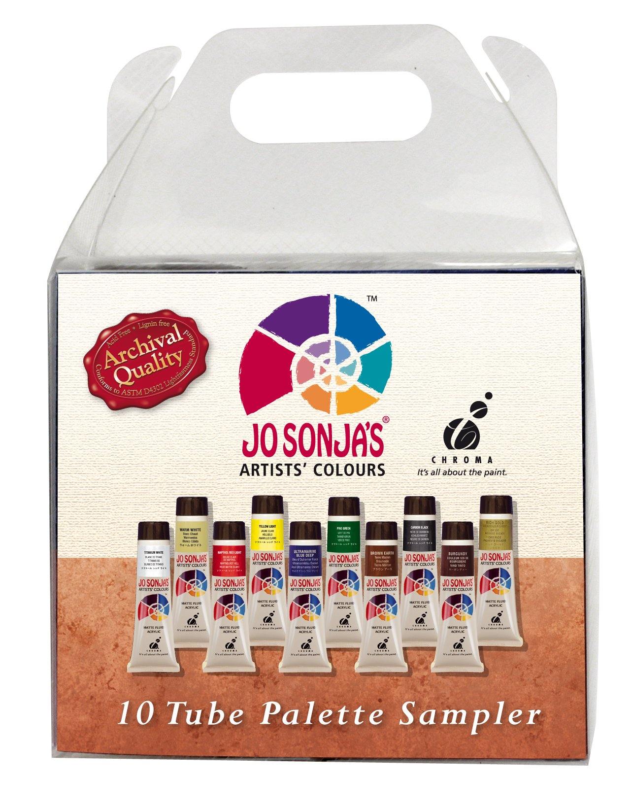 Jo Sonja's Fine Artists' Matte Flow Acrylic Paint Sets - Art Supplies Australia